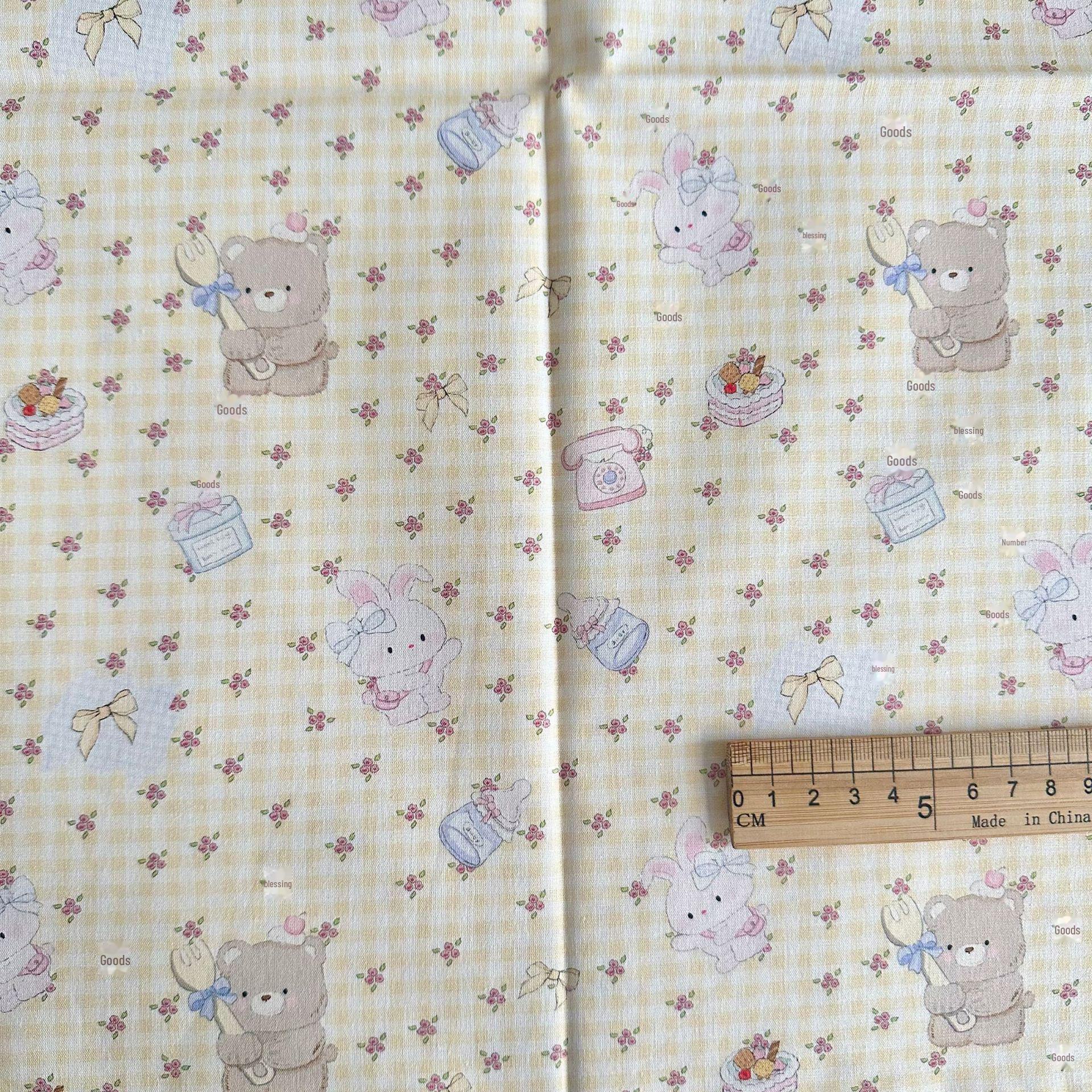 100% хлопок, цифровая печать, ткань для пэчворка с изображением кота и медведя, для женской, детской и родительско-детской одежды 95 cm
100% хлопок, цифровая печать, ткань для пэчворка с изображением кота и медведя, для женской, детской и родительско-детской одежды 95 cm