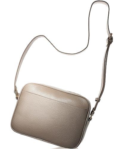 BLUE SINCERE Women s Shoulder Bag, Genuine Leather, Small, Compact, Lightweight, Mini One-Shoulder Bag, Vegetable-Tanned Cowhide Leather / SHB10 (Grey
BLUE SINCERE Women s Shoulder Bag, Genuine Leather, Small, Compact, Lightweight, Mini One-Shoulder Bag, Vegetable-Tanned Cowhide Leather / SHB10 (Grey