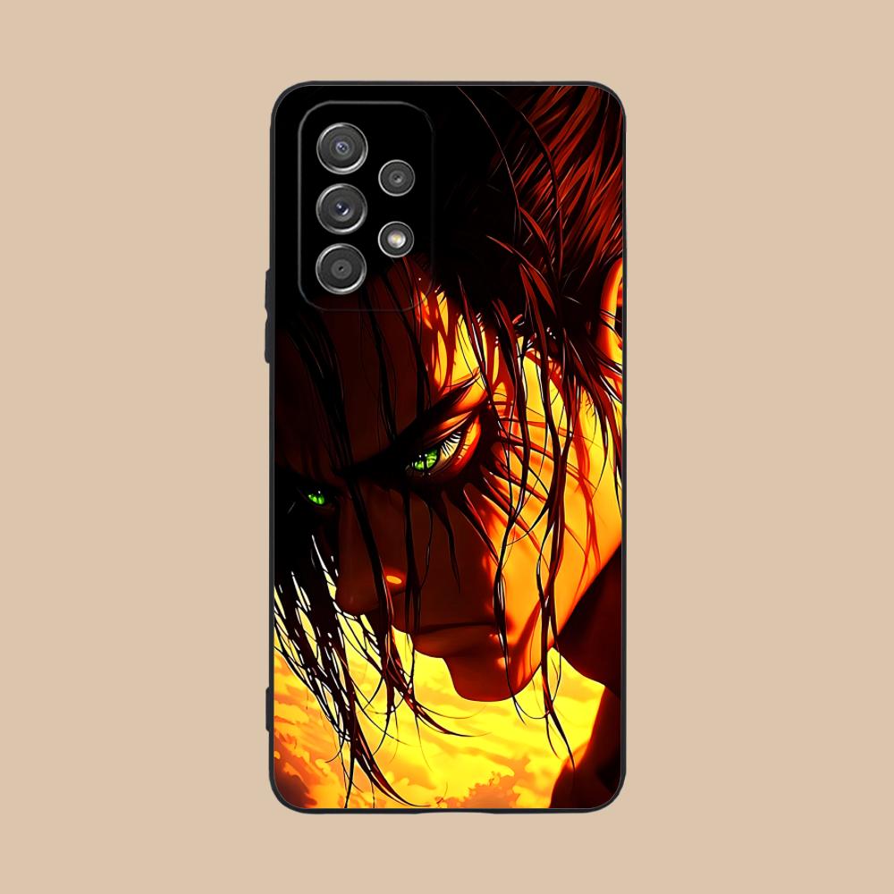 AOT Eren Mobile Cell Phone Case for Samsung Galaxy A73 72 71 70 56 55 54 53 52 36 35 34 23 16 15 5G Colour Protective Luxury Galaxy A51 5G
AOT Eren Mobile Cell Phone Case for Samsung Galaxy A73 72 71 70 56 55 54 53 52 36 35 34 23 16 15 5G Colour Protective Luxury Galaxy A51 5G