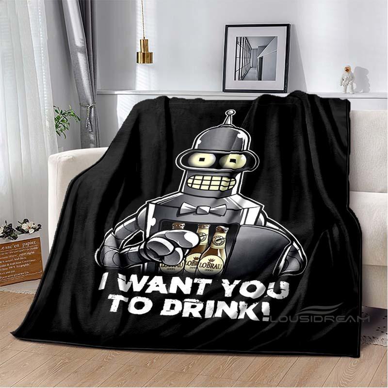 Cartoon (Futurama) print blanket. A warm and comfortable flannel blanket suitable for bedrooms, sofas, beds, chairs, picnics, 75x90cm
Cartoon (Futurama) print blanket. A warm and comfortable flannel blanket suitable for bedrooms, sofas, beds, chairs, picnics, 75x90cm