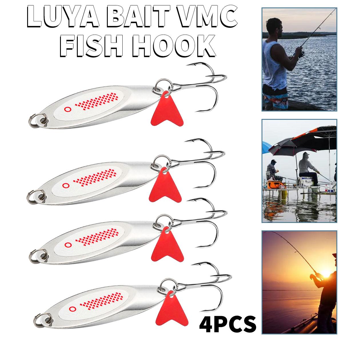 PDTO Новые 4 шт. рыболовные приманки металлические ломтики джиг-спиннер наживка ложка снасти лосось
PDTO Новые 4 шт. рыболовные приманки металлические ломтики джиг-спиннер наживка ложка снасти лосось