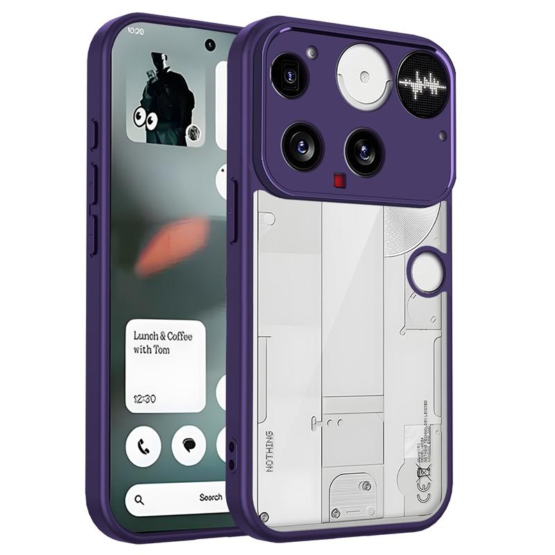 Прозрачный силиконовый чехол для Nothing Phone 3 NothingPhone 3 1 2A Plus 3A CMF Phone 2 Pro 1 ПК Задняя крышка TPU Бампер Ударопрочный чехол Nothing CMF Phone 1
Прозрачный силиконовый чехол для Nothing Phone 3 NothingPhone 3 1 2A Plus 3A CMF Phone 2 Pro 1 ПК Задняя крышка TPU Бампер Ударопрочный чехол Nothing CMF Phone 1