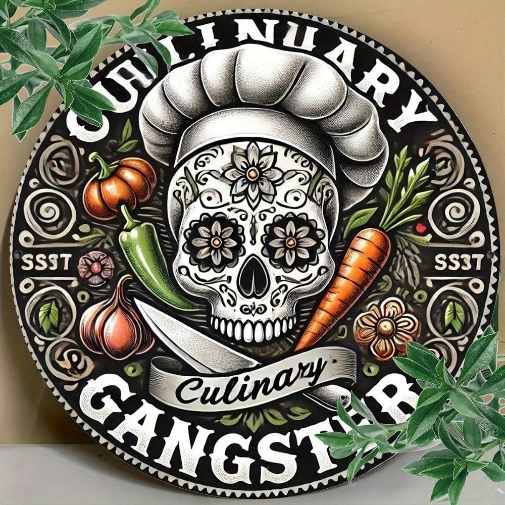 Vintage Skull Chef Tin Sign 8x8 Inch Retro Round Aluminum Metal Wall Art for Kitchen Cafe Diner Home Bar 20x20 різнокольоровий
Vintage Skull Chef Tin Sign 8x8 Inch Retro Round Aluminum Metal Wall Art for Kitchen Cafe Diner Home Bar 20x20 різнокольоровий