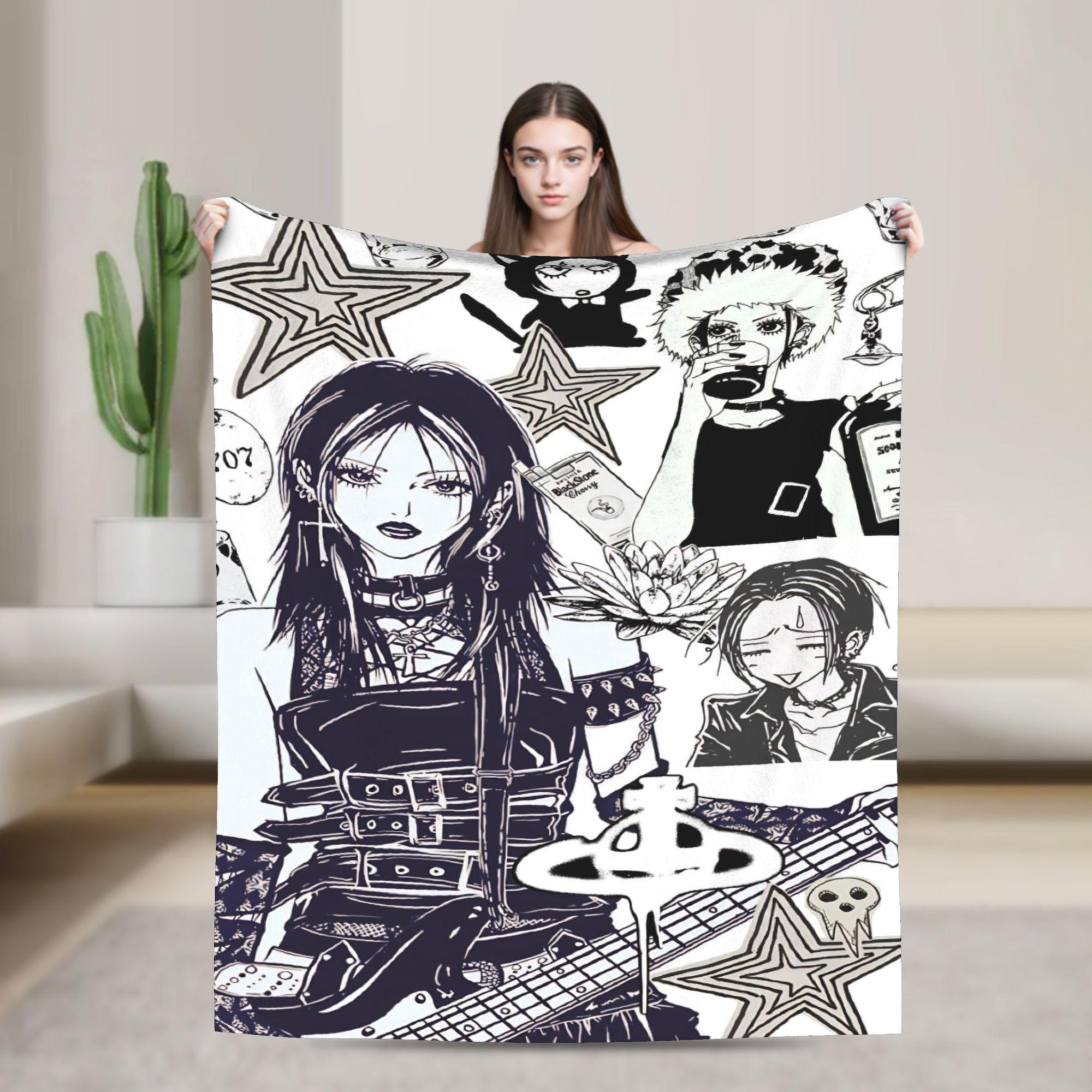 Nana Anime Blankets Flannel Funny Soft Throw Blankets for Chair Covering Sofa Autumn/Winter 200x150cm 80x60in
Nana Anime Blankets Flannel Funny Soft Throw Blankets for Chair Covering Sofa Autumn/Winter 200x150cm 80x60in