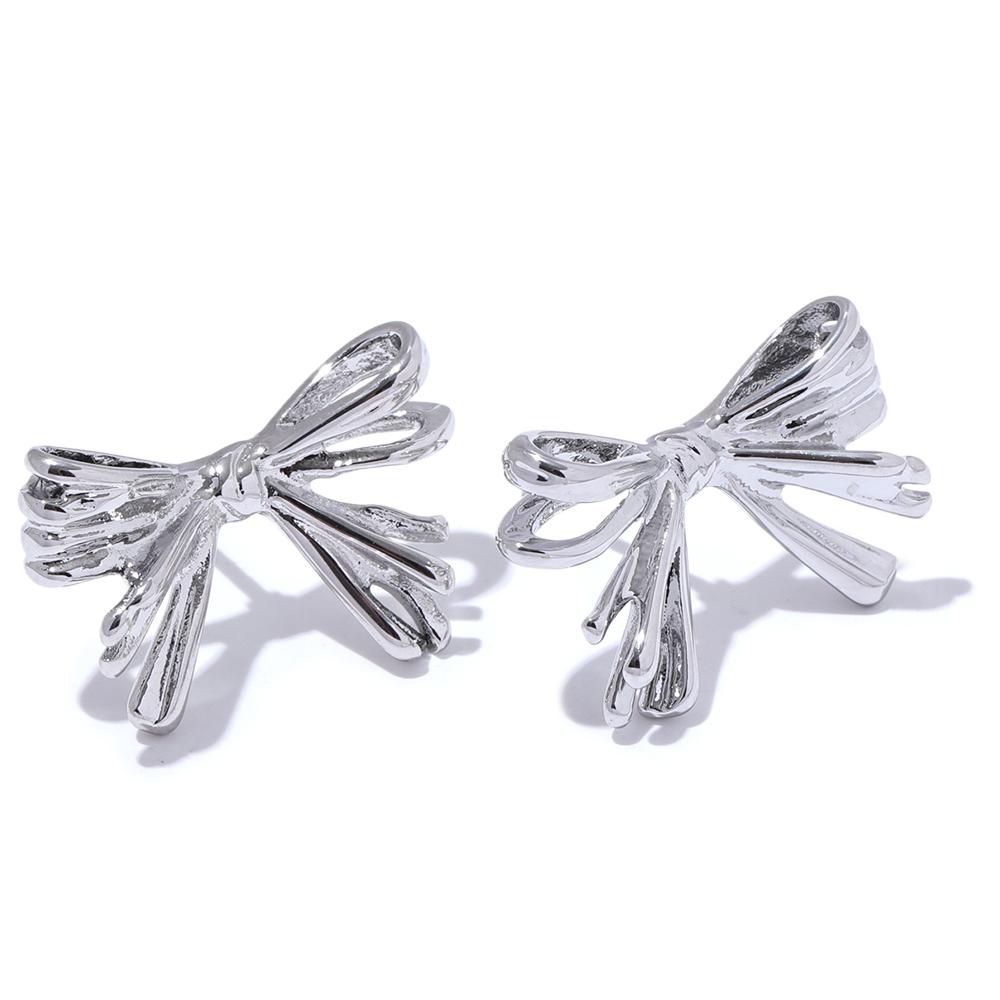 Yhpup Waterproof 316L Stainless Steel Bowknot Bow Stud Earrings Prevent Allergy Metal Trendy Stylish Charm Jewelry Women
Yhpup Waterproof 316L Stainless Steel Bowknot Bow Stud Earrings Prevent Allergy Metal Trendy Stylish Charm Jewelry Women