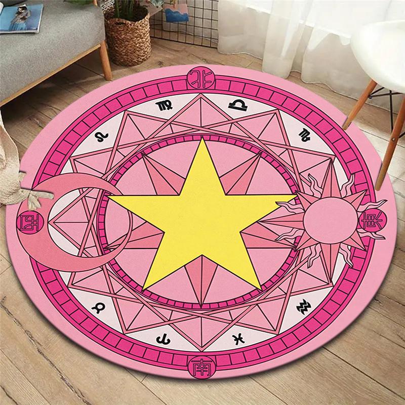 Круглый ковер Magic Circle, Ковер для гостиной, спальни, дивана, игровой комнаты, Декор, Нескользящий коврик для пола 80cmx80cm
Круглый ковер Magic Circle, Ковер для гостиной, спальни, дивана, игровой комнаты, Декор, Нескользящий коврик для пола 80cmx80cm