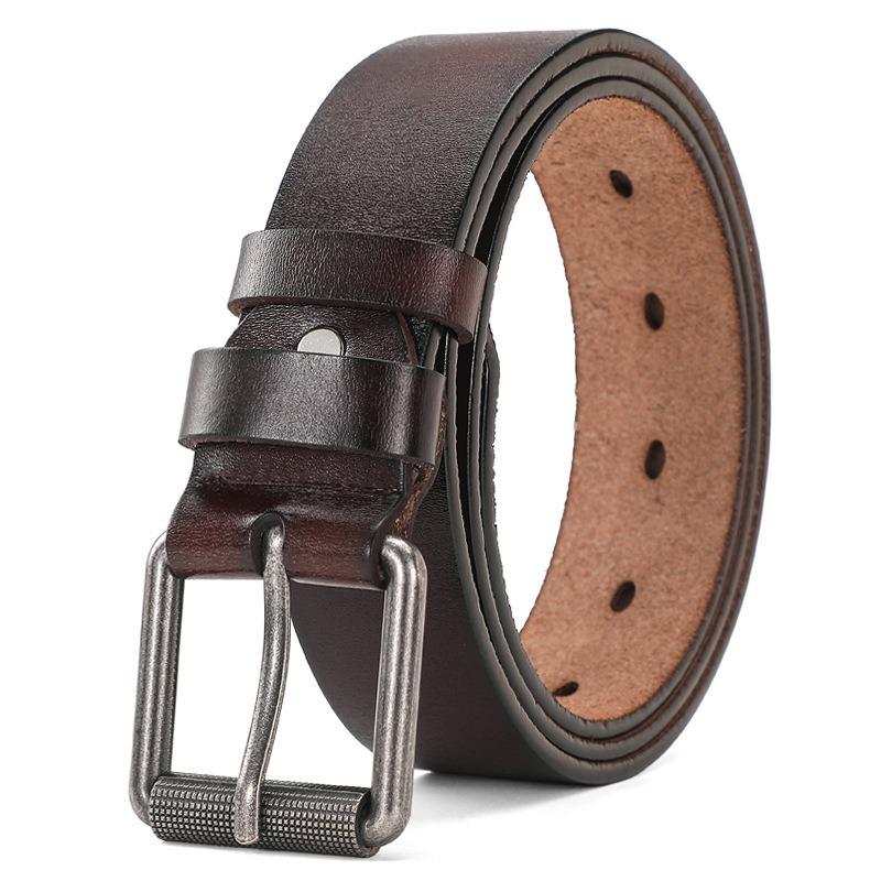 Men Vintage Genuine Leather Pin Buckle Belts European American Style Belts For Pants Waistband Casual Daily Wear 130cm кавовий
Men Vintage Genuine Leather Pin Buckle Belts European American Style Belts For Pants Waistband Casual Daily Wear 130cm кавовий