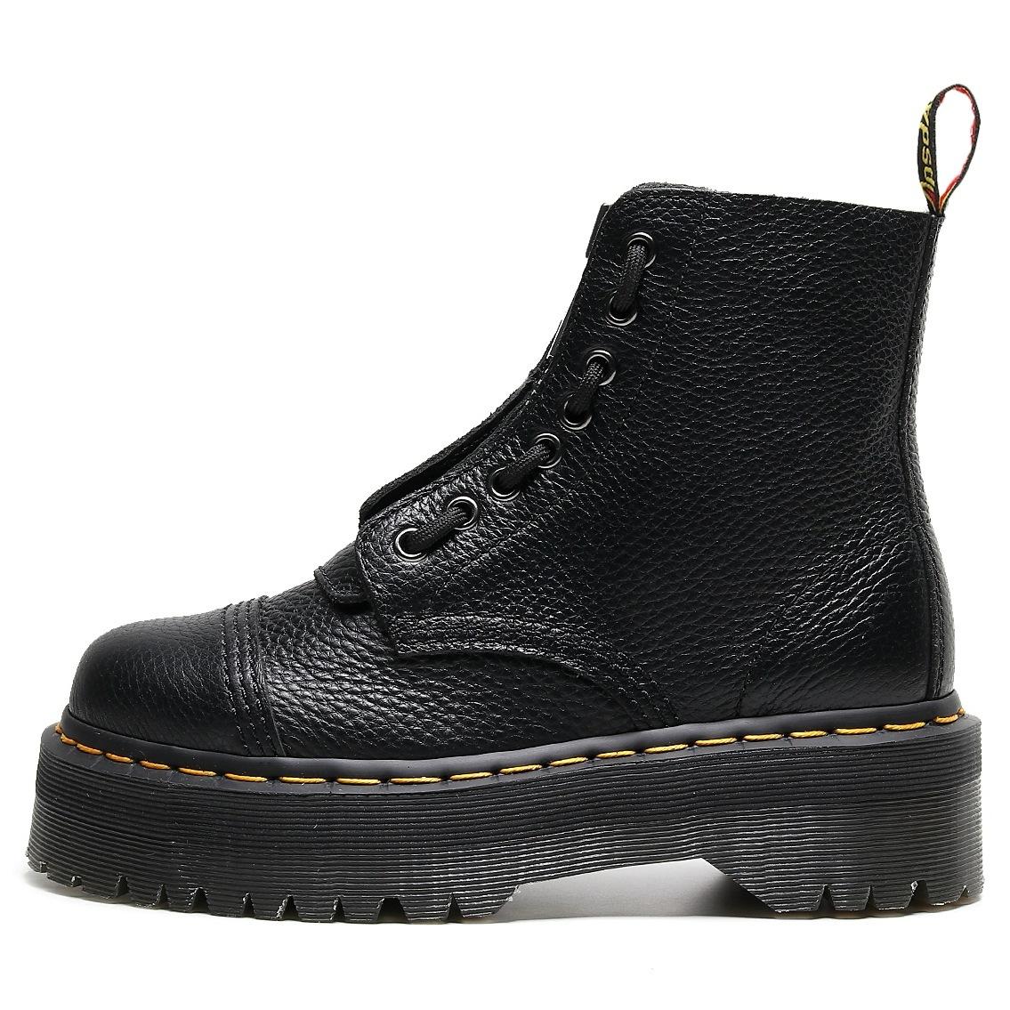 British two perforated thick-soled locomotive boots front zipper first layer lychee pattern short boots increase height 35
British two perforated thick-soled locomotive boots front zipper first layer lychee pattern short boots increase height 35