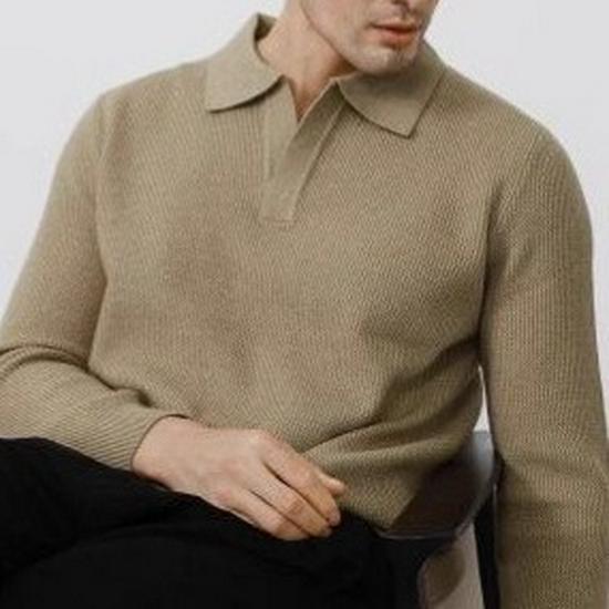 Men s V-Neck Wool Knit Sweater - Seagull Collar, Long Sleeve, Warm Business Casual Autumn/Winter Pullover L
Men s V-Neck Wool Knit Sweater - Seagull Collar, Long Sleeve, Warm Business Casual Autumn/Winter Pullover L