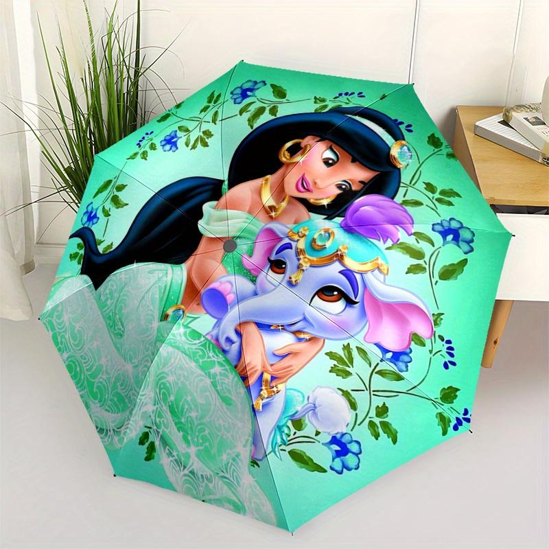 1pc Aladdin Jasmine and Elephant Pattern Umbrella, Fashionable, Personalized, High-Value Folding Umbrella, a Must-Have for Summer, 8-Rib Dur
1pc Aladdin Jasmine and Elephant Pattern Umbrella, Fashionable, Personalized, High-Value Folding Umbrella, a Must-Have for Summer, 8-Rib Dur