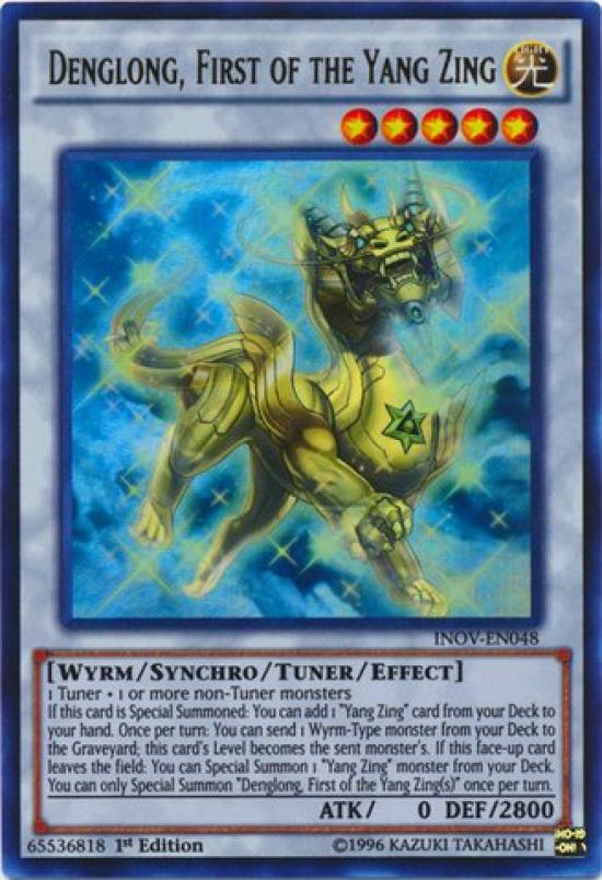 Первая часть Yang Zing First Edition. Крайне сложно достать Yu-Gi-Oh! - Дэнлун, (ИНОВ-EN048) - ВторжениеМесть - -
Первая часть Yang Zing First Edition. Крайне сложно достать Yu-Gi-Oh! - Дэнлун, (ИНОВ-EN048) - ВторжениеМесть - -