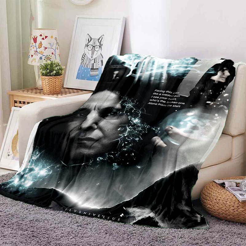The Harry Potter Severus Snape Professor print blanket is soft and comfortable, suitable for use in the home, bedroom, bed, sofa 75x90cm
The Harry Potter Severus Snape Professor print blanket is soft and comfortable, suitable for use in the home, bedroom, bed, sofa 75x90cm