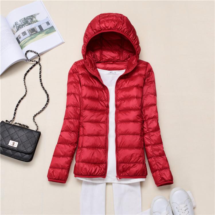 FASHIONnew ultra-light women s light and thin hooded down jacket light and thin women s slim plus size light jacket Clothes S рожевий червоний колір
FASHIONnew ultra-light women s light and thin hooded down jacket light and thin women s slim plus size light jacket Clothes S рожевий червоний колір