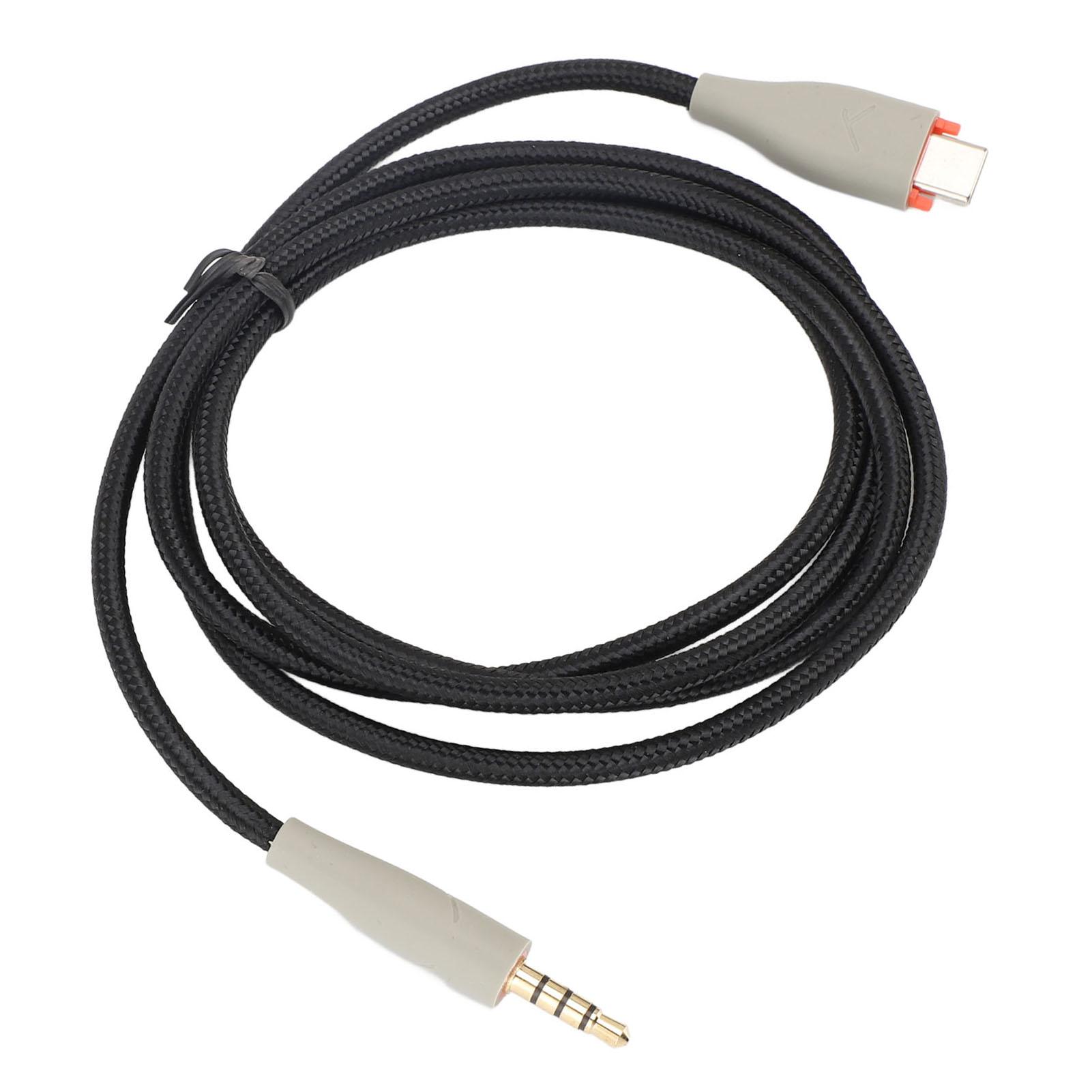 Кабель USB Type-C до 3,5 мм для навушників, плетені кабелі OFC, кабель-замінник для гарнітури MMX150, 1,2 метра
Кабель USB Type-C до 3,5 мм для навушників, плетені кабелі OFC, кабель-замінник для гарнітури MMX150, 1,2 метра
