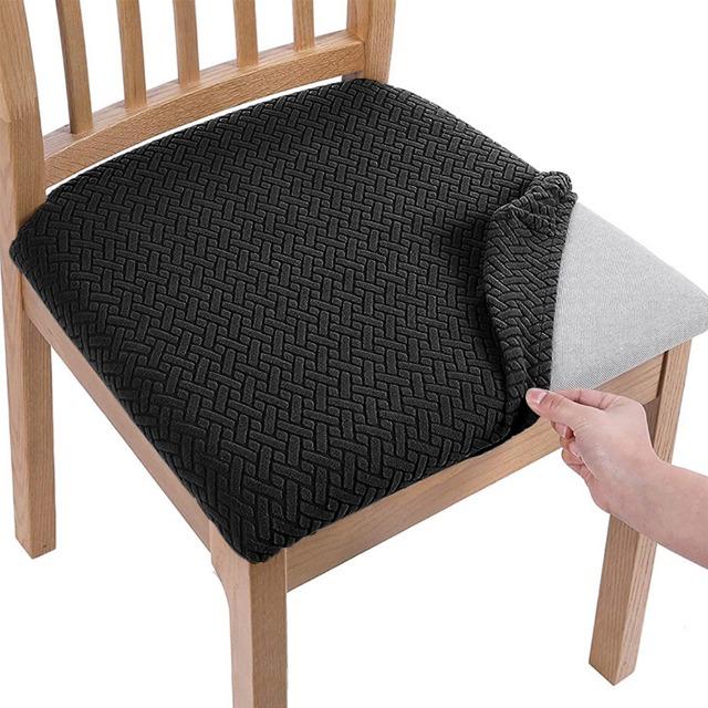Jacquard Chair Cover Dining Room Plain Stretch Chair Seat Slipcover Removable Spandex Seat Cushion Cover Kitchen Restaurant Home 1-PC
Jacquard Chair Cover Dining Room Plain Stretch Chair Seat Slipcover Removable Spandex Seat Cushion Cover Kitchen Restaurant Home 1-PC
