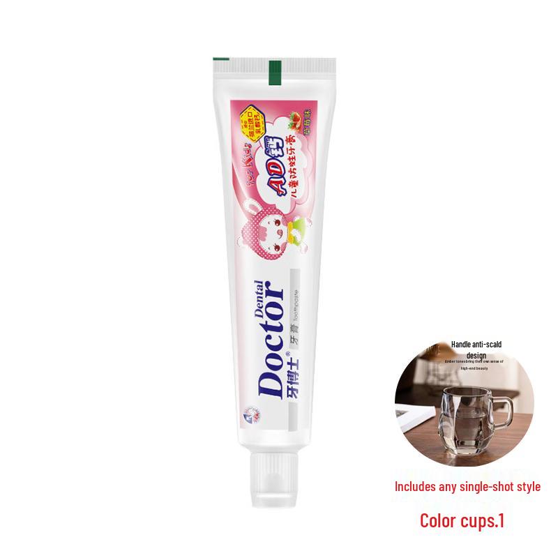 Dentist Kids AD Calcium Strawberry Toothpaste with Cup
Dentist Kids AD Calcium Strawberry Toothpaste with Cup