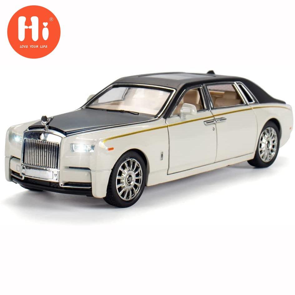 Коллекционная черная игрушка Rolls Royce Phantom из сплава, литая под давлением модель автомобиля
Коллекционная черная игрушка Rolls Royce Phantom из сплава, литая под давлением модель автомобиля