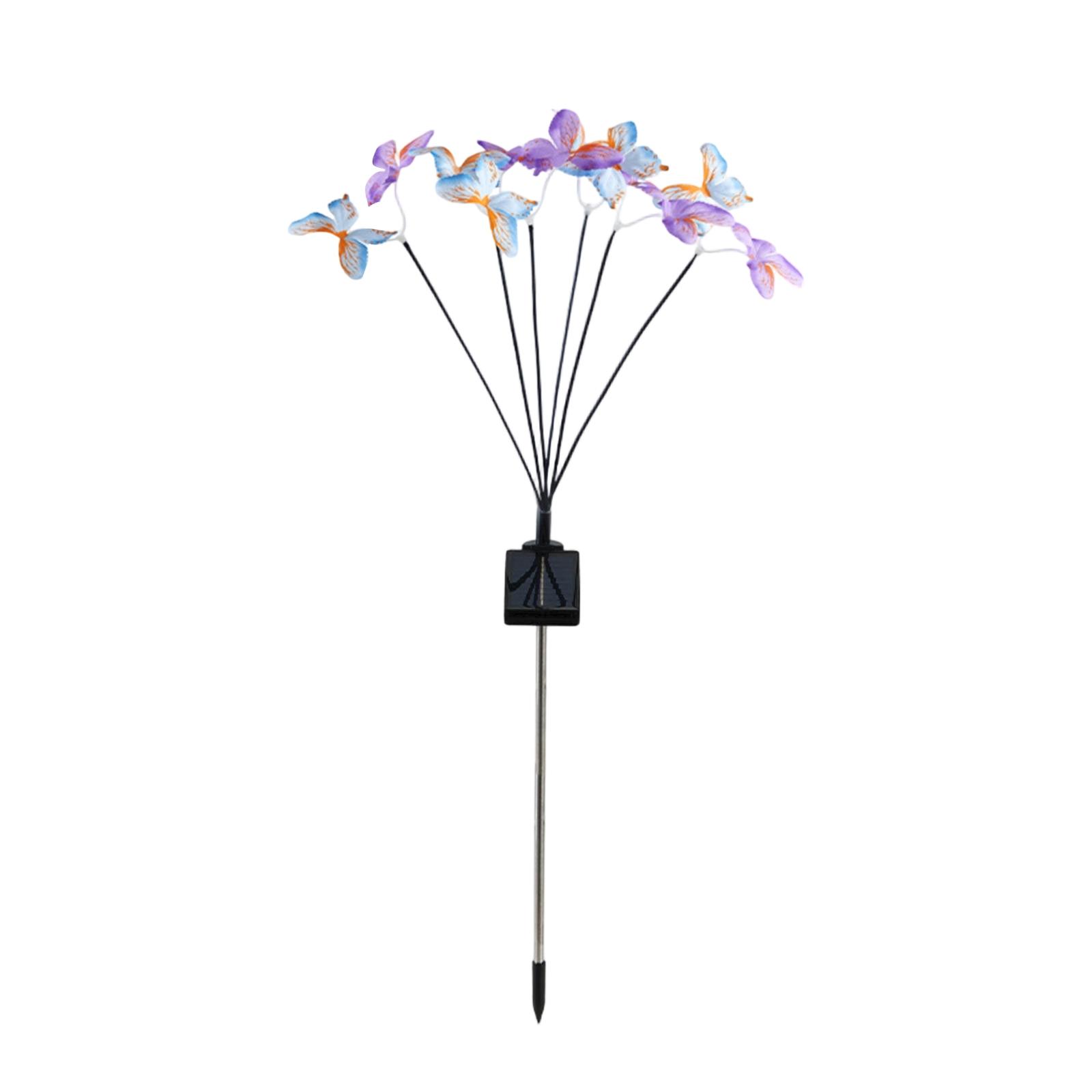 Solar Butterfly Flower String Lights Outdoor LED Artificial Blossom Tree Decorative Lamp for Garden Patio Yard Lawn Landscape Lighting One Size
Solar Butterfly Flower String Lights Outdoor LED Artificial Blossom Tree Decorative Lamp for Garden Patio Yard Lawn Landscape Lighting One Size