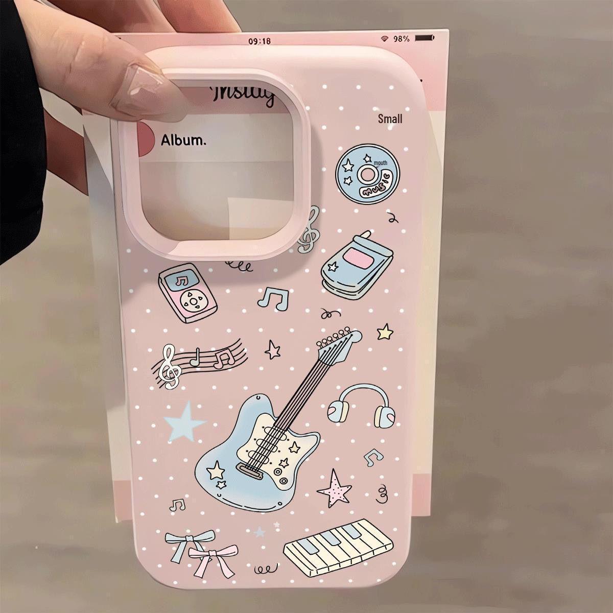 Compatible Guitar Sound Case for 17/ProMax, 16/15Pro, 14Plus/13 - Cute Sticky Rice Design 17 Air
Compatible Guitar Sound Case for 17/ProMax, 16/15Pro, 14Plus/13 - Cute Sticky Rice Design 17 Air