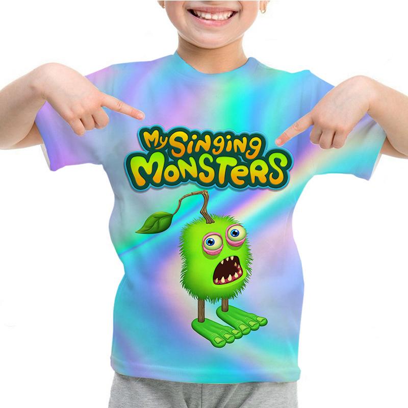Футболка з 3D-принтом My Singing Monsters Хлопчики Дівчата Літо 3D Мультфільм Аніме Футболка з круглим вирізом Повсякденні футболки з коротким рукавом Дитячі топи 120
Футболка з 3D-принтом My Singing Monsters Хлопчики Дівчата Літо 3D Мультфільм Аніме Футболка з круглим вирізом Повсякденні футболки з коротким рукавом Дитячі топи 120