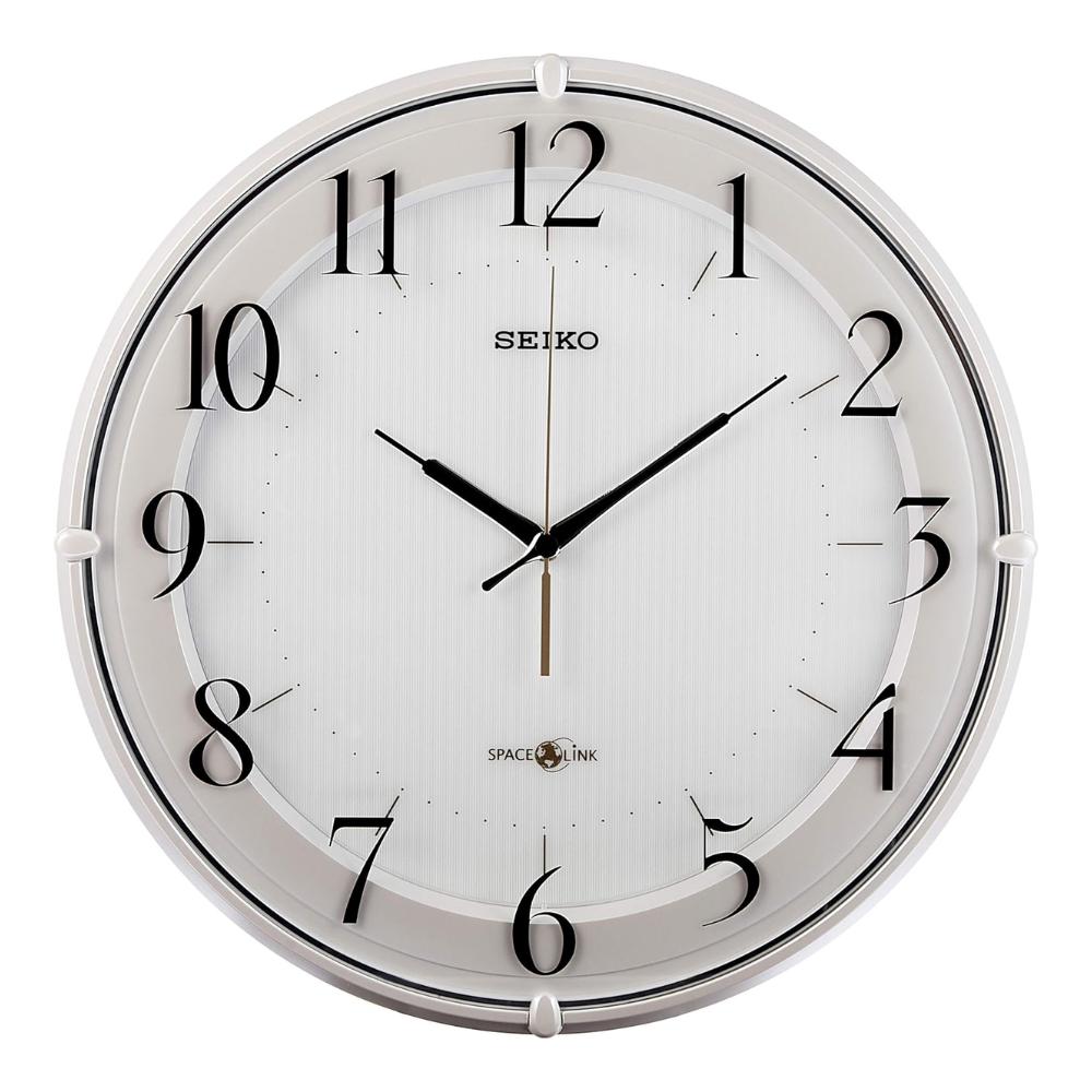 Seiko Clock Wall Clock Satellite Radio Wave Analog SPACE LINK Space Link White Pearl GP216W SEIKO
Seiko Clock Wall Clock Satellite Radio Wave Analog SPACE LINK Space Link White Pearl GP216W SEIKO