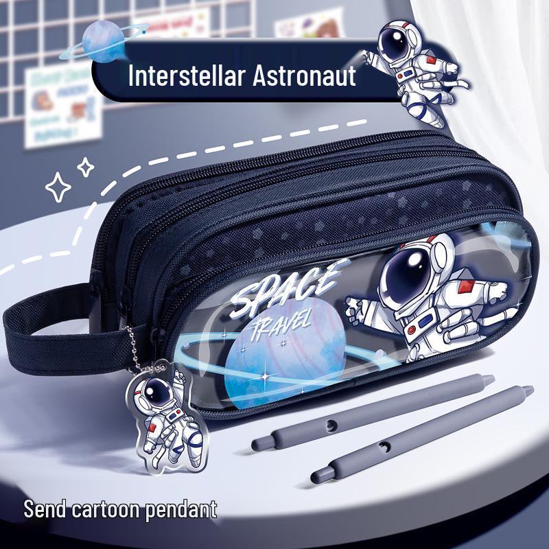 Three-Layer Transparent Pencil Case: Large-Capacity Cartoon Pencil Box for Students
Three-Layer Transparent Pencil Case: Large-Capacity Cartoon Pencil Box for Students