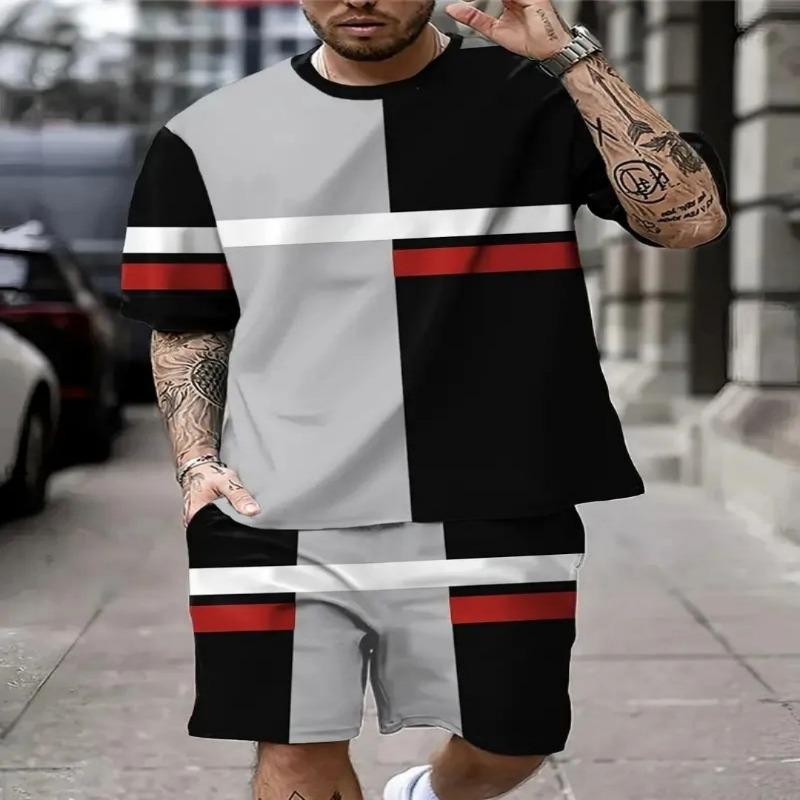 Summer men s short sleeve T-shirt Street fashion outdoor beach shorts Summer 3D printing S
Summer men s short sleeve T-shirt Street fashion outdoor beach shorts Summer 3D printing S
