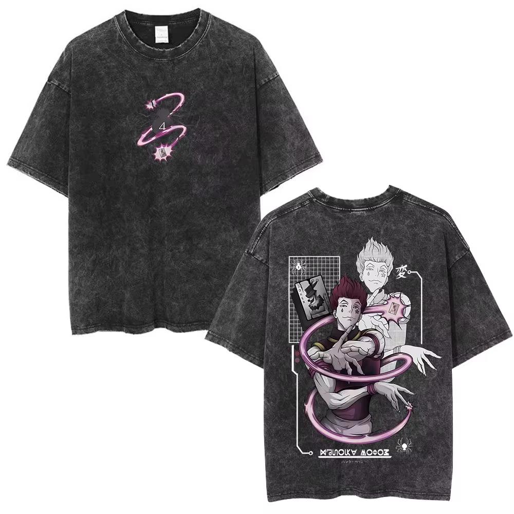 Anime Hunter X Hunter Phantom Troupe Washed Tshirts Hisoka Graphic Print T Shirts Men Women New Cotton Tee Shirt 2XL
Anime Hunter X Hunter Phantom Troupe Washed Tshirts Hisoka Graphic Print T Shirts Men Women New Cotton Tee Shirt 2XL