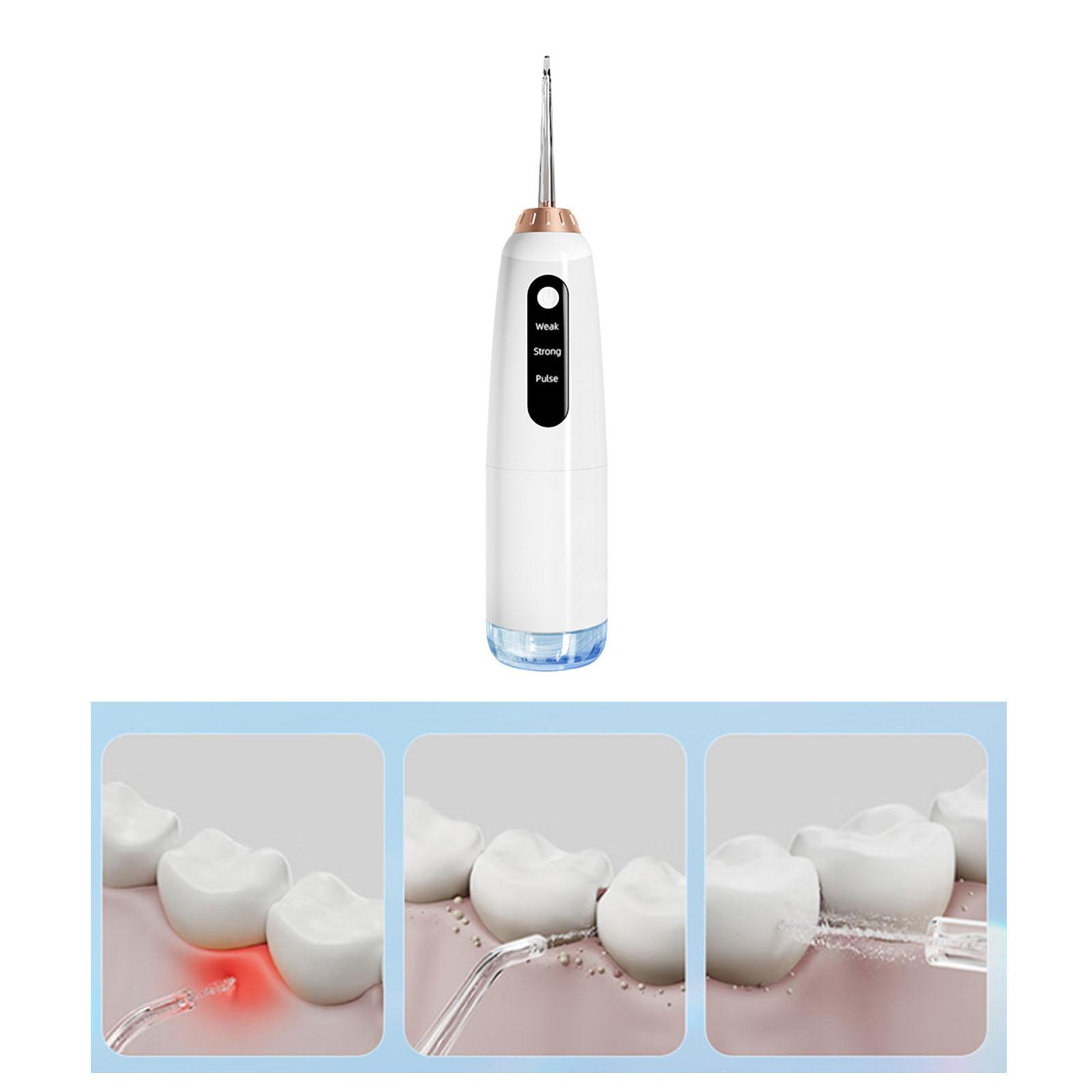 Waterproof Portable Water Flosser Dental Cleaner Orals Irrigator for Effective PlaqueTartar Removal Detachable Reservoir
Waterproof Portable Water Flosser Dental Cleaner Orals Irrigator for Effective PlaqueTartar Removal Detachable Reservoir