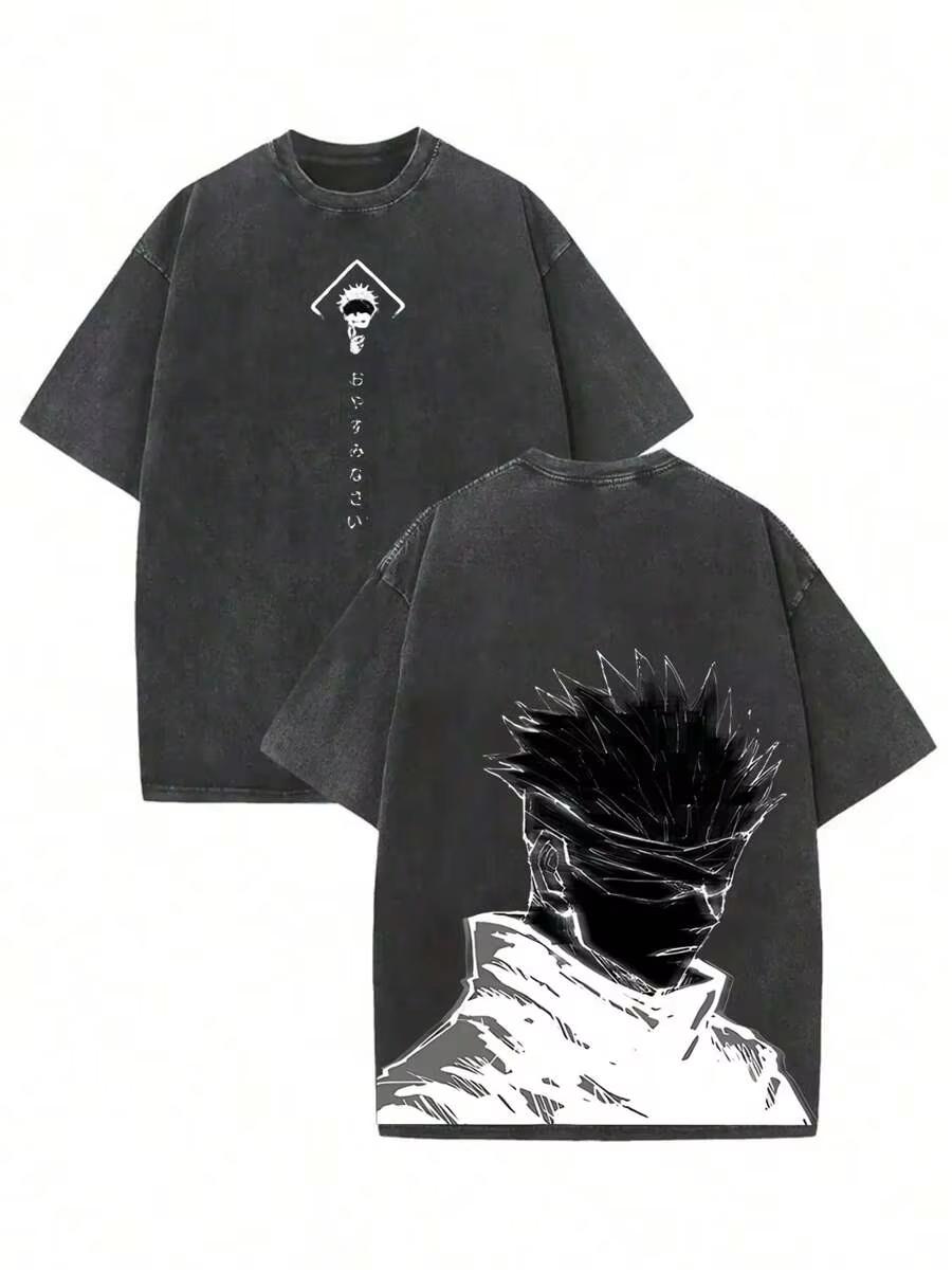 Anime Jujutsu Kaisen Gojo Satoru Printed Tshirt Mens and Womens Washed Tshirt High Quality Vintage Cotton Tshirt YK Tops XL
Anime Jujutsu Kaisen Gojo Satoru Printed Tshirt Mens and Womens Washed Tshirt High Quality Vintage Cotton Tshirt YK Tops XL