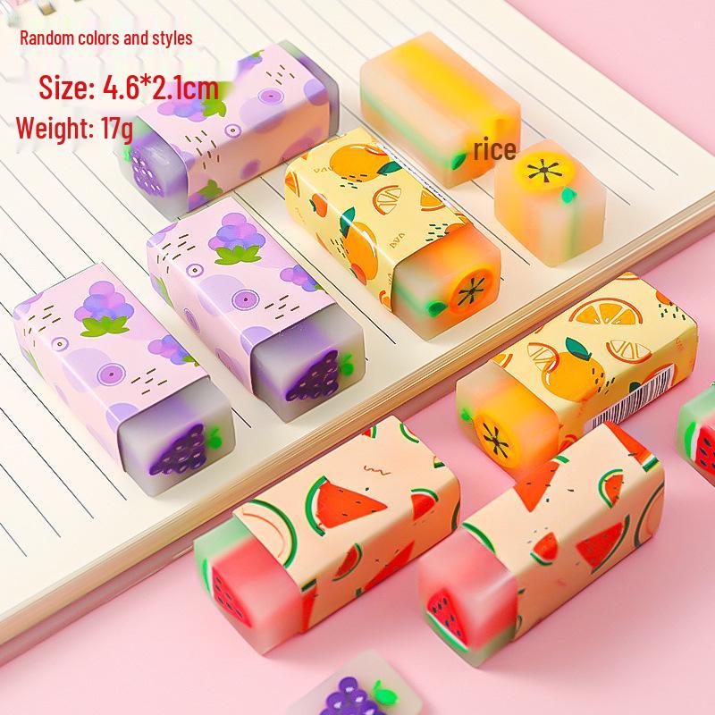 Creative Cartoon Fruit Erasers for Kids - Fun School Stationery Supplies
Creative Cartoon Fruit Erasers for Kids - Fun School Stationery Supplies