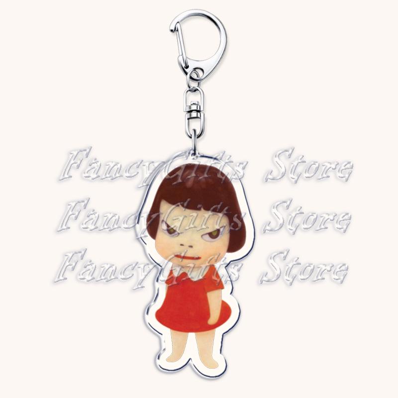 Cute Cartoon Yoshitomo Figures Keychains for Accessories Bag Nara Cat Red Dress Phone Charm Keyrings Jewelry Friends Gifts
Cute Cartoon Yoshitomo Figures Keychains for Accessories Bag Nara Cat Red Dress Phone Charm Keyrings Jewelry Friends Gifts