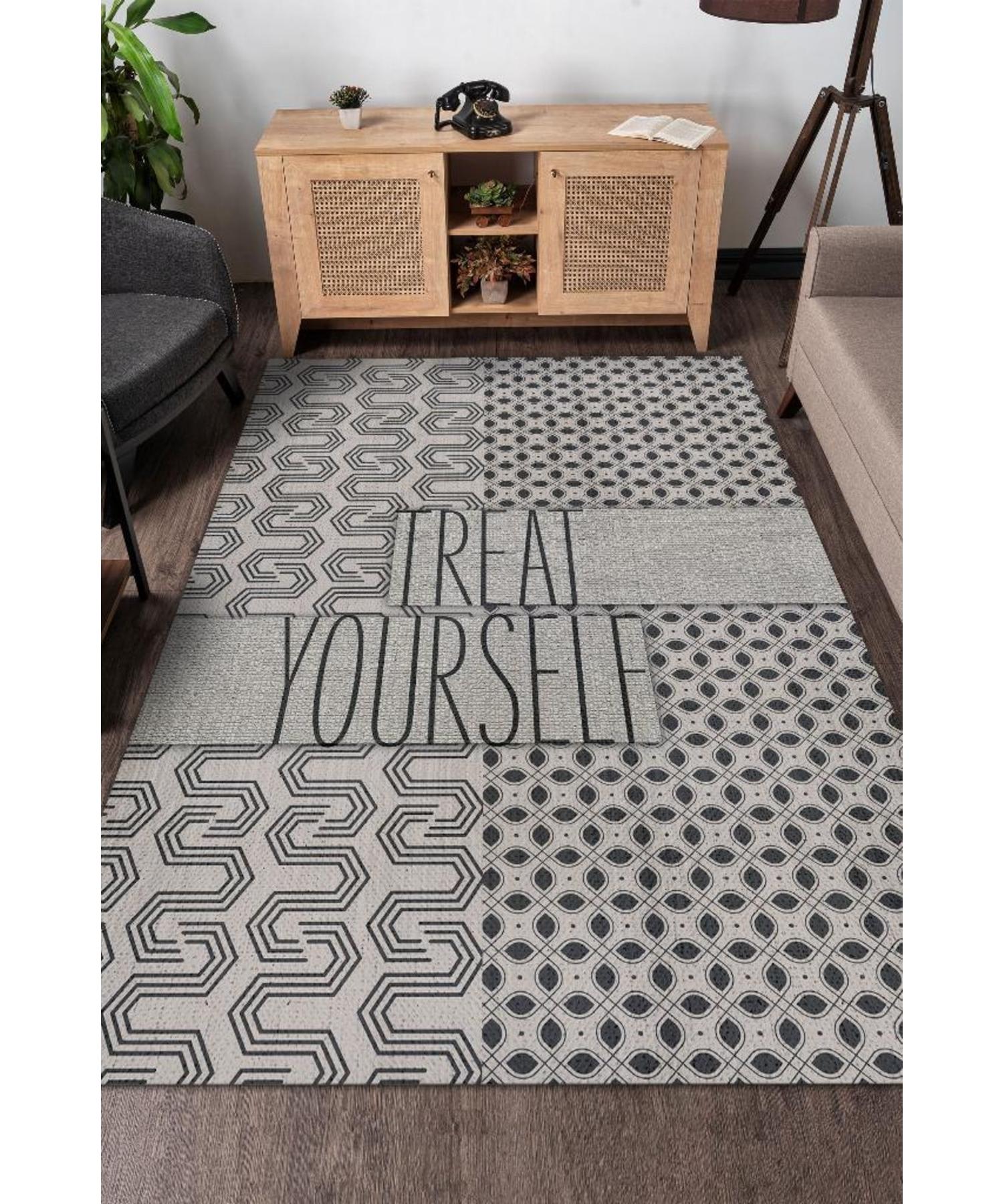 Treat Yourself Washable Non-Slip Decorative Home Rug With Cotton Woven Base
Treat Yourself Washable Non-Slip Decorative Home Rug With Cotton Woven Base