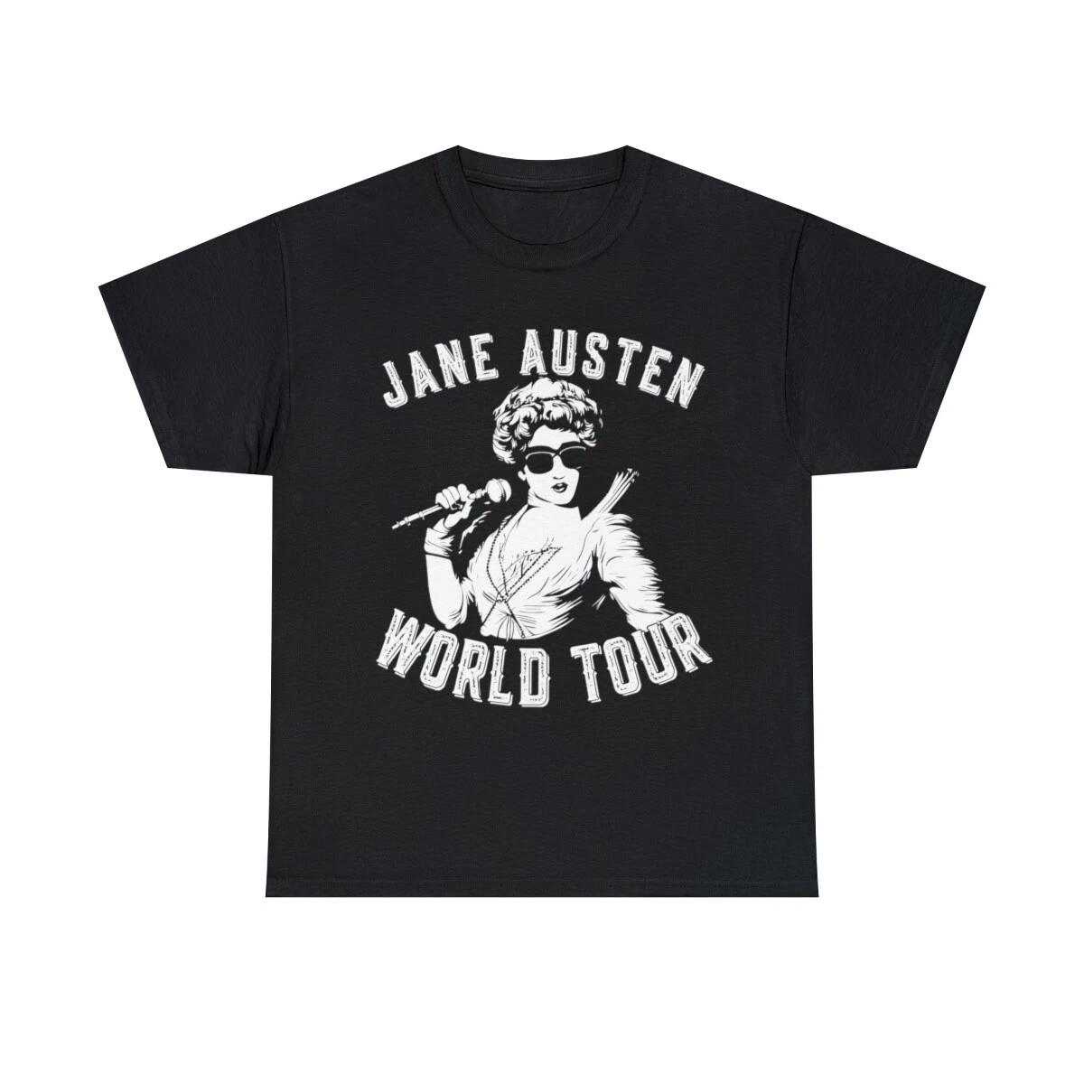 Jane Austen World Tour Graphic Tee Shirt, S-5XL S
Jane Austen World Tour Graphic Tee Shirt, S-5XL S