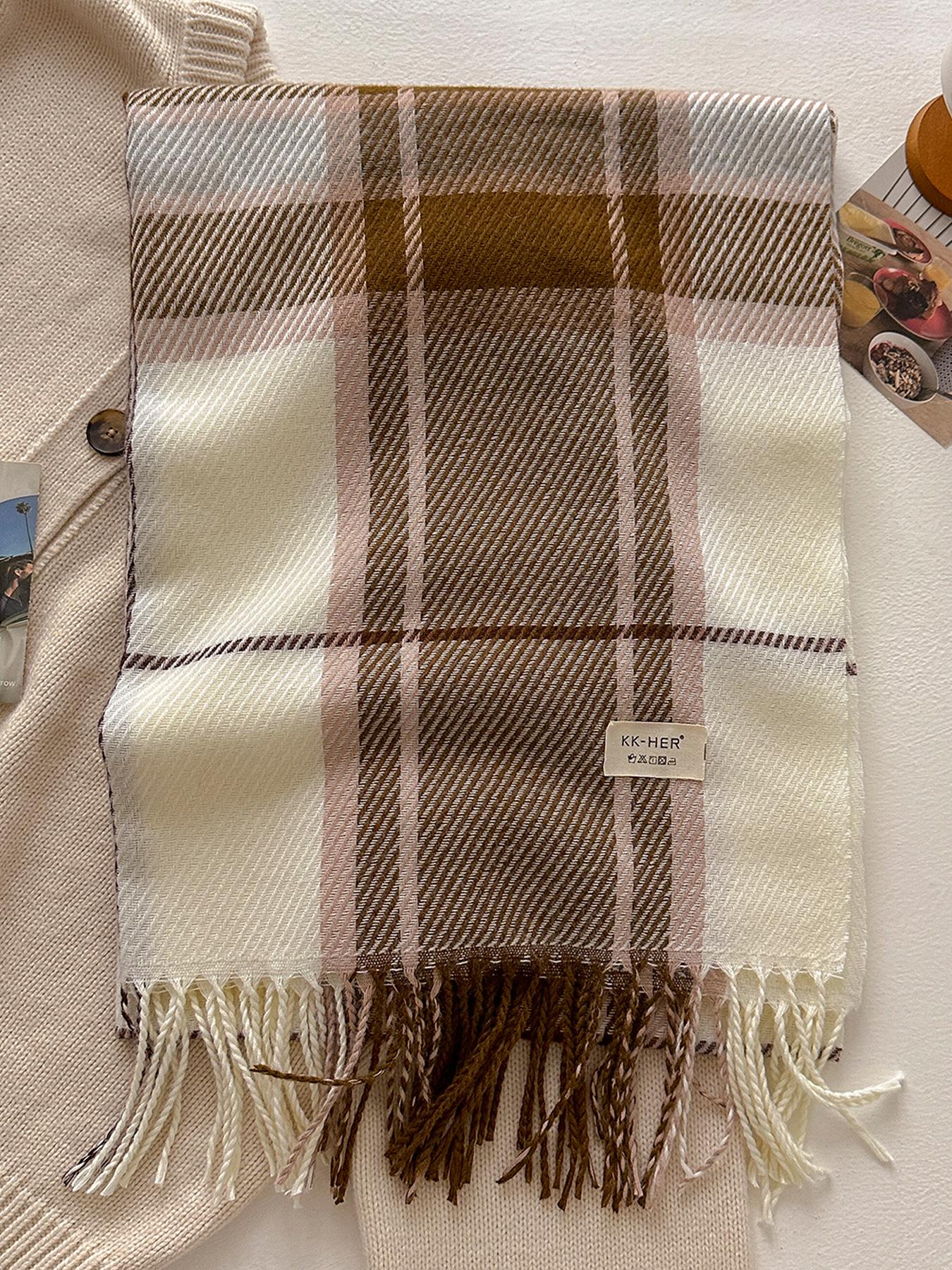 Plaid Long Scarf Winter Warm Imitation Cashmere Women Pashmina Foulard Bandana Scarves Female Luxury Hijab Tassel Shawl Wraps світло-коричневого кольору
Plaid Long Scarf Winter Warm Imitation Cashmere Women Pashmina Foulard Bandana Scarves Female Luxury Hijab Tassel Shawl Wraps світло-коричневого кольору