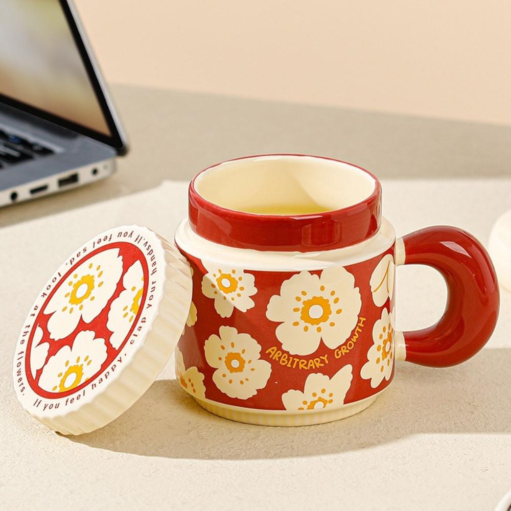 China-Chic Flowers Ceramic Mug Large Capacity Milk Cup Drinkware Drinking Cup Home зелений
China-Chic Flowers Ceramic Mug Large Capacity Milk Cup Drinkware Drinking Cup Home зелений