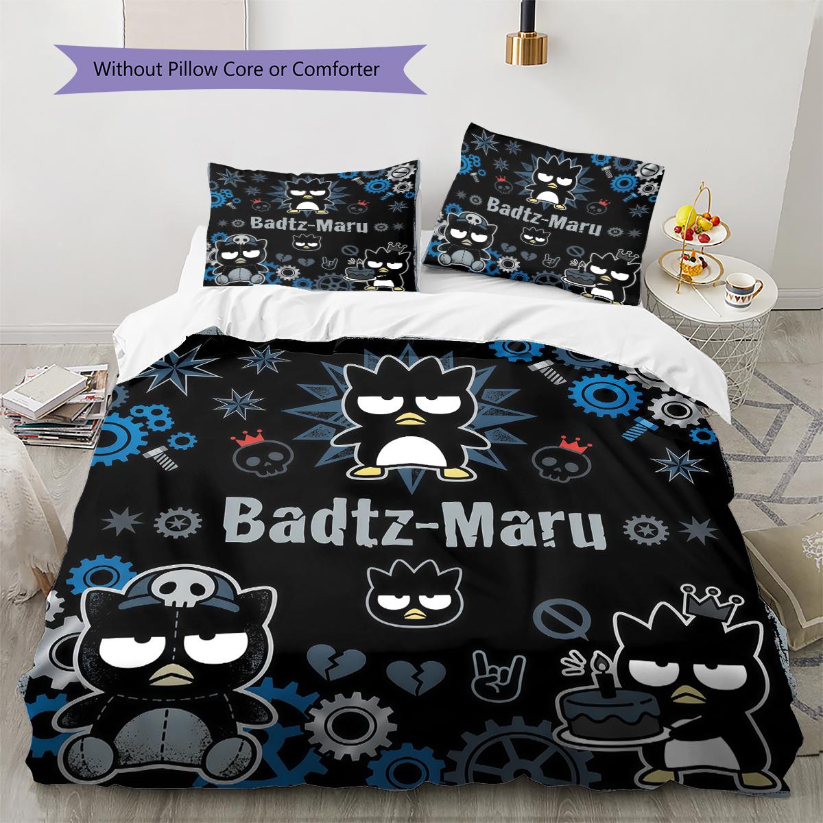 Badtz-Maru Pattern Bedding,Quilt Set Quilt Cover Pillowcase Home Birthday Gift(1 * duvet cover + 2 * pillowcase, without core) 135x200cm
Badtz-Maru Pattern Bedding,Quilt Set Quilt Cover Pillowcase Home Birthday Gift(1 * duvet cover + 2 * pillowcase, without core) 135x200cm