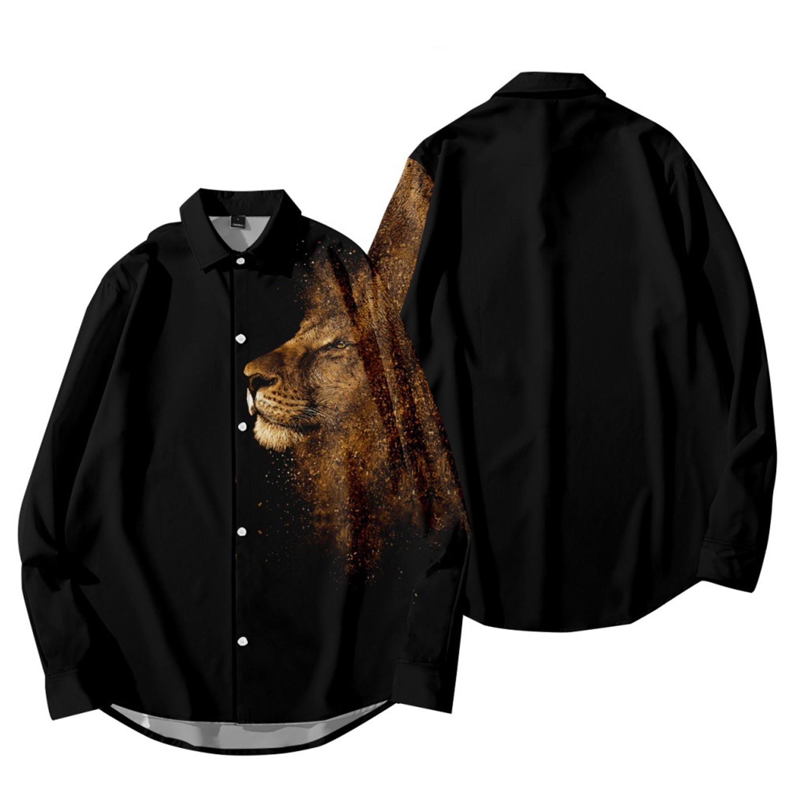 Fall Digital Printing New Fashion Casual Long Sleeve Shirt L коричневый
Fall Digital Printing New Fashion Casual Long Sleeve Shirt L коричневый