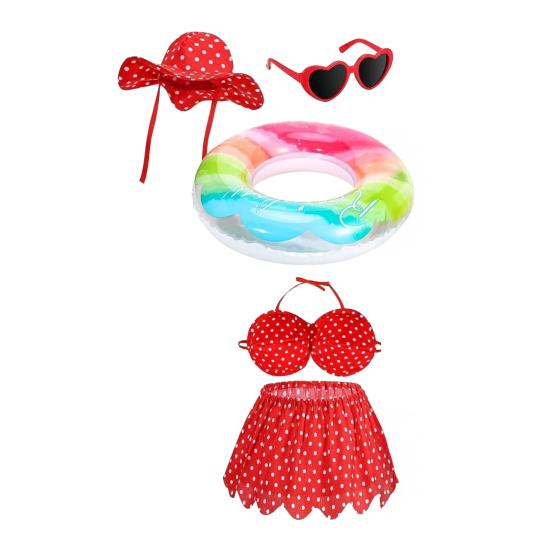 Summer Porch Goose Outfits Funny Goose Costume Set with Pool Float Swim Goggles червоний
Summer Porch Goose Outfits Funny Goose Costume Set with Pool Float Swim Goggles червоний