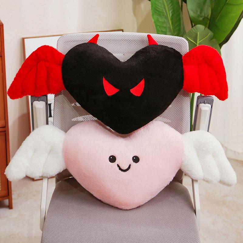 Lovely Plush Angel Heart Pillow Toy For Girlfriend Kids Festival Gift Soft Plush Stuffed Red Love Demon Heart Shape Pillow Toys
Lovely Plush Angel Heart Pillow Toy For Girlfriend Kids Festival Gift Soft Plush Stuffed Red Love Demon Heart Shape Pillow Toys