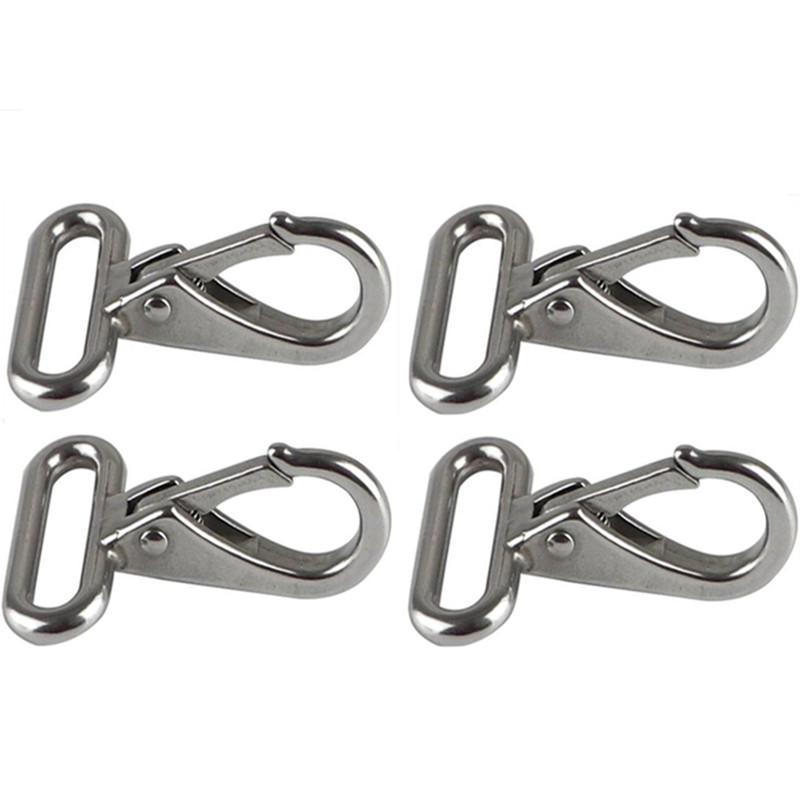 Пружинні гачки з нержавіючої сталі Гачки з квадратним кільцем, спрямовані гачки, фіксовані гачки, гачки з плетеної стрічки, пряжка для багажу 4pcs
Пружинні гачки з нержавіючої сталі Гачки з квадратним кільцем, спрямовані гачки, фіксовані гачки, гачки з плетеної стрічки, пряжка для багажу 4pcs