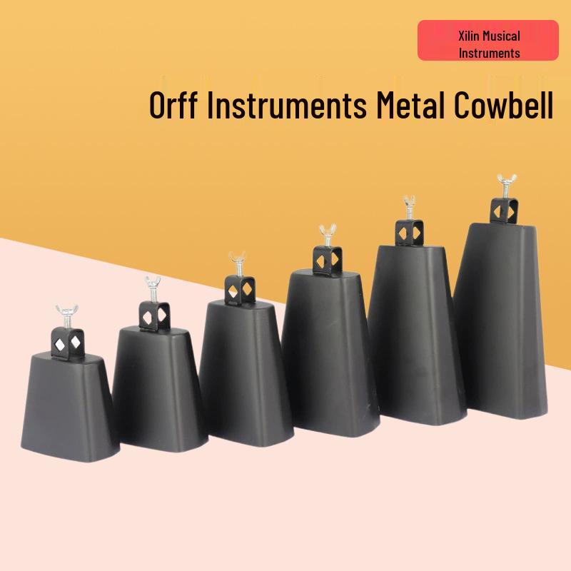 Slanted Head Electroplated Metal Cowbell - Orff Percussion Instrument & Drum Accessory. 4 inch Slanted Head
Slanted Head Electroplated Metal Cowbell - Orff Percussion Instrument & Drum Accessory. 4 inch Slanted Head