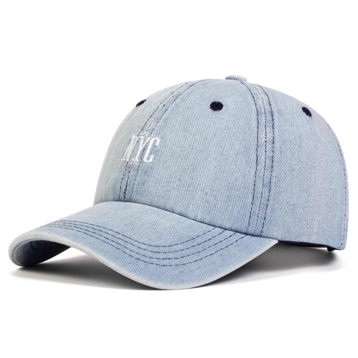 Unisex Nyc Embroidery Denim Baseball Caps Spring Autumn Outdoor Adjustable Casual Hats Sunscreen Hat
Unisex Nyc Embroidery Denim Baseball Caps Spring Autumn Outdoor Adjustable Casual Hats Sunscreen Hat
