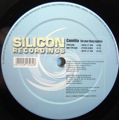12inch Record CAMILIA - Get Your Thing Together SR01115 Silicon Recordi 2001 Netherland Dance & Electronica Used
12inch Record CAMILIA - Get Your Thing Together SR01115 Silicon Recordi 2001 Netherland Dance & Electronica Used