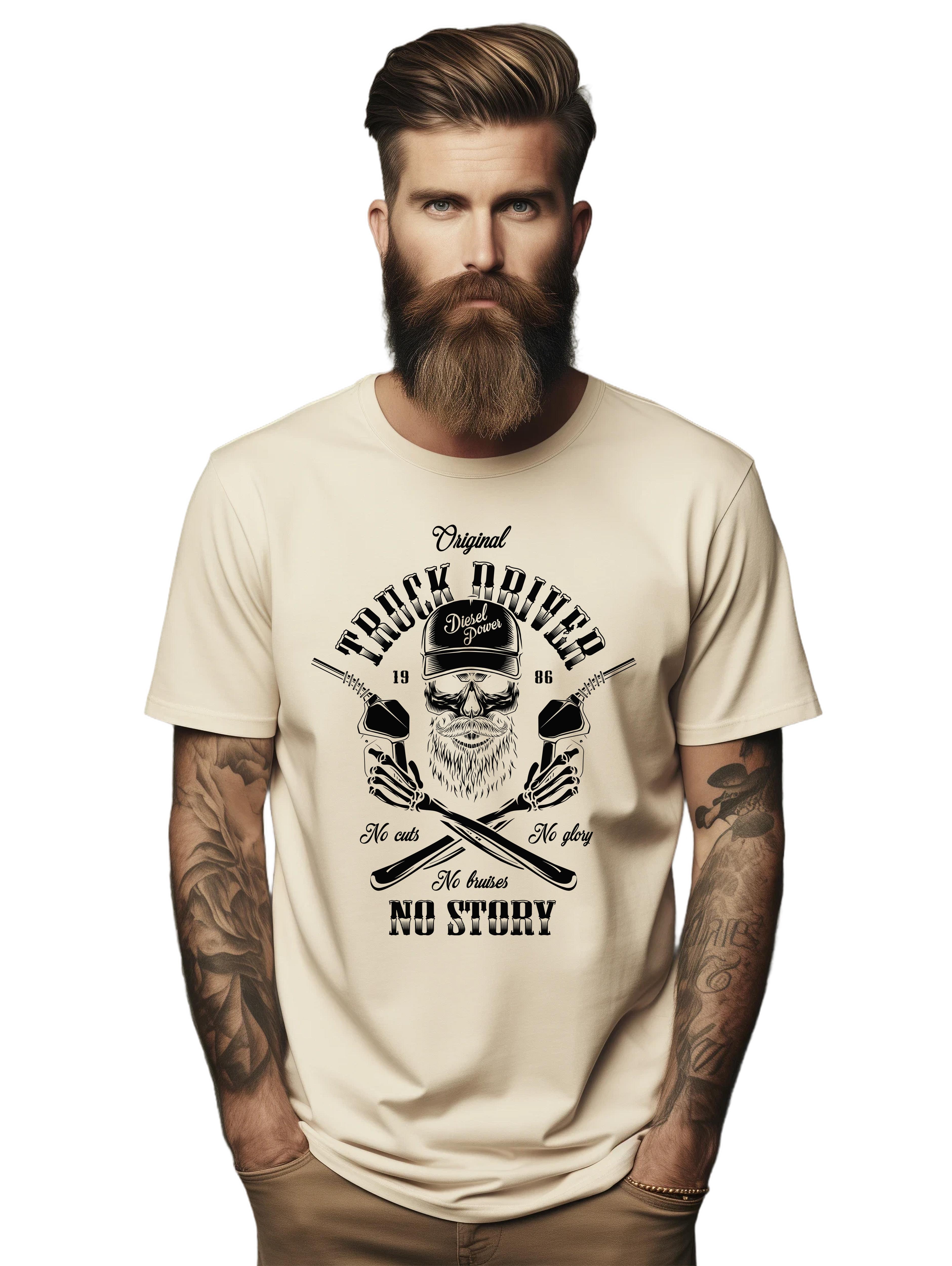 PrintBar Original Truck Driver Skull Beard t-shirt - Funny and Badass! Funny t-s 4XL
PrintBar Original Truck Driver Skull Beard t-shirt - Funny and Badass! Funny t-s 4XL