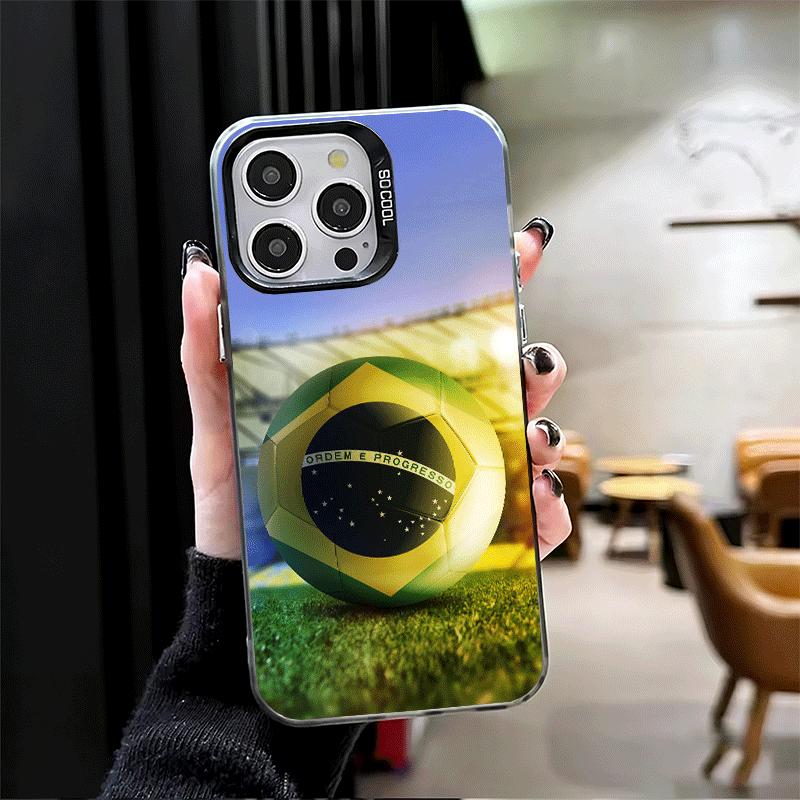 Brazil Brazilian Flag Shockproof Phone Case for iPhone 17 Air 16 16E 15 Pro Max 14 Plus 13 Mini 12 Back Cover Anti Fall Fundas iPhone 16
Brazil Brazilian Flag Shockproof Phone Case for iPhone 17 Air 16 16E 15 Pro Max 14 Plus 13 Mini 12 Back Cover Anti Fall Fundas iPhone 16