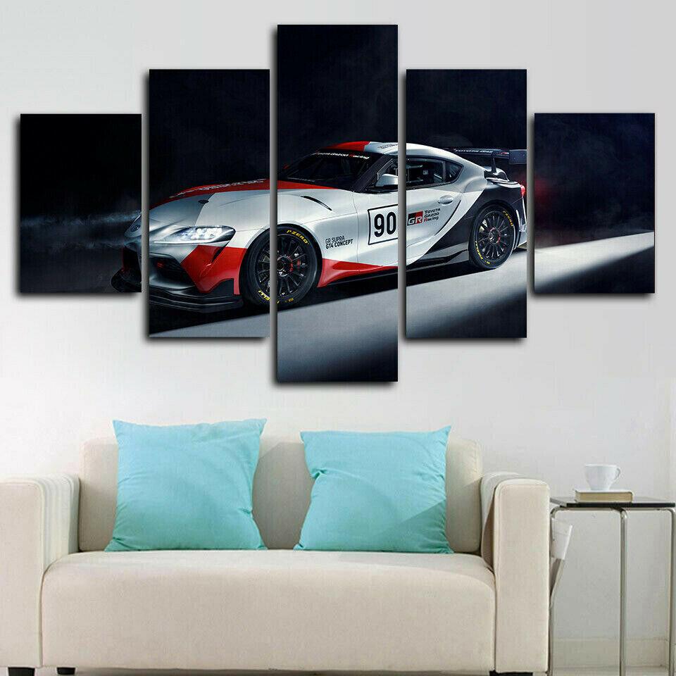GR Supra GT4 Super Car 5 Panel Wall Art Canvas Posters Painting for Living Room Bedroom Home Decor Pictures Decorations
GR Supra GT4 Super Car 5 Panel Wall Art Canvas Posters Painting for Living Room Bedroom Home Decor Pictures Decorations