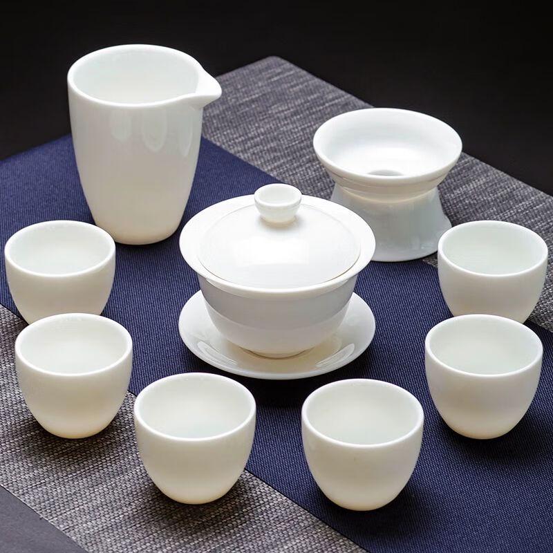 Jiakangming Mutton Fat Jade White Porcelain Gongfu Tea Set
Jiakangming Mutton Fat Jade White Porcelain Gongfu Tea Set