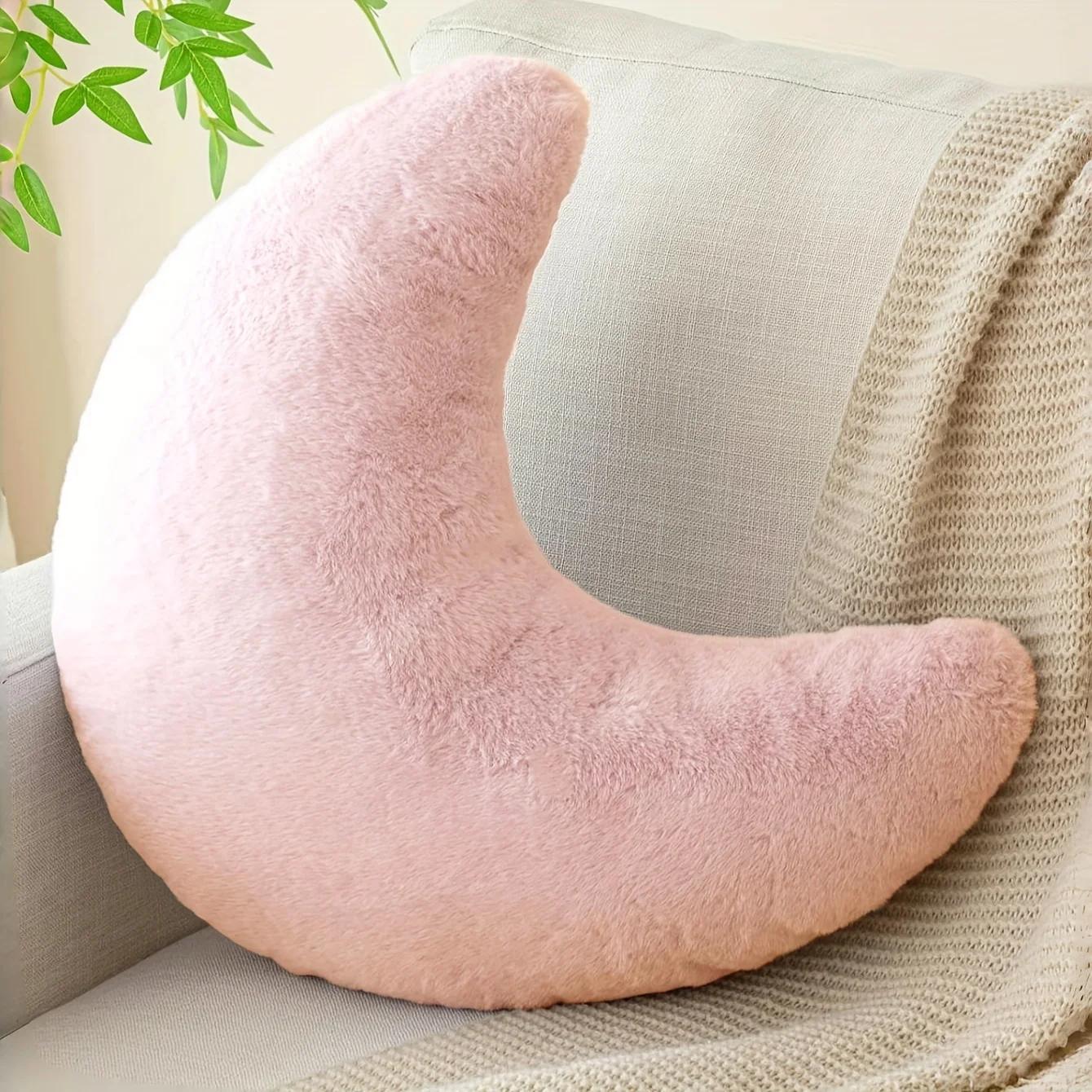 Playful Design Faux Rabbit Moon Pillow Soft Plush Polyester Washable Camping Picnics Home Bedroom Decor Gift For Kids Girls
Playful Design Faux Rabbit Moon Pillow Soft Plush Polyester Washable Camping Picnics Home Bedroom Decor Gift For Kids Girls