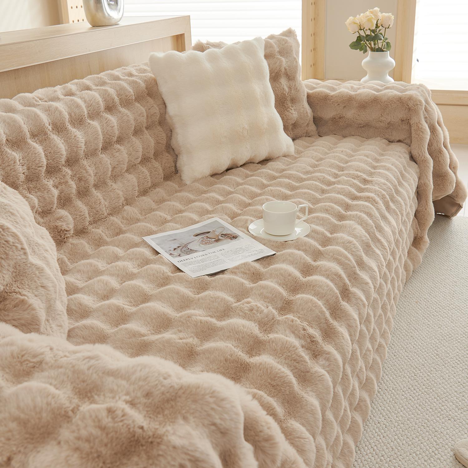 Зимнее мягкое и удобное плюшевое полотенце для дивана с кроликом и пузырьками, простое современное однотонное универсальное полотенце для дивана 180*380 света кофе
Зимнее мягкое и удобное плюшевое полотенце для дивана с кроликом и пузырьками, простое современное однотонное универсальное полотенце для дивана 180*380 света кофе